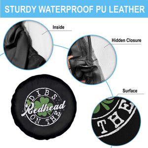 Funny Irish St Patricks Day Dibs On The Redhead Spare Tire Cover Retro Lucky Shamrock TS10 Print Your Wear