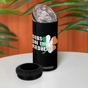 Dibs On The Redhead 4 in 1 Can Cooler Tumbler Funny Irish St Patricks Day Shamrock TS10 Print Your Wear