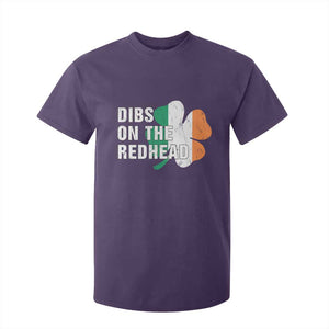 Dibs On The Redhead T Shirt For Kid Funny Irish St Patricks Day Shamrock TS10 Purple Print Your Wear