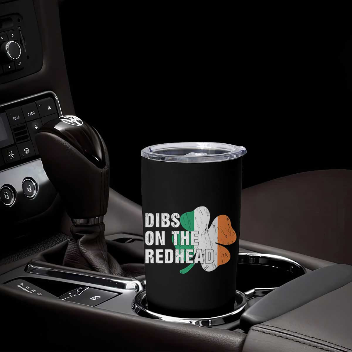 Dibs On The Redhead Tumbler Cup Funny Irish St Patricks Day Shamrock TS10 Print Your Wear