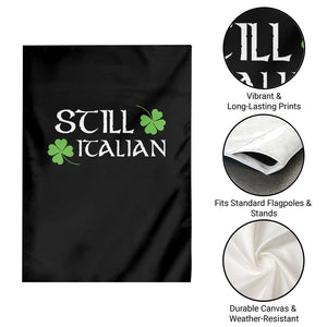 Still Italian St Patricks Day Garden Flag Lucky Shamrock TS10 Print Your Wear