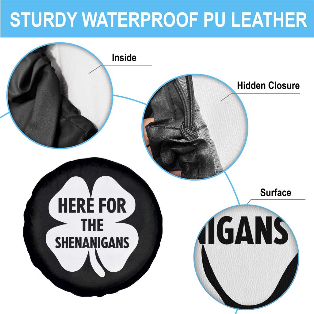 Funny Irish St Patricks Day Spare Tire Cover Here for the Shenanigans TS10 Print Your Wear