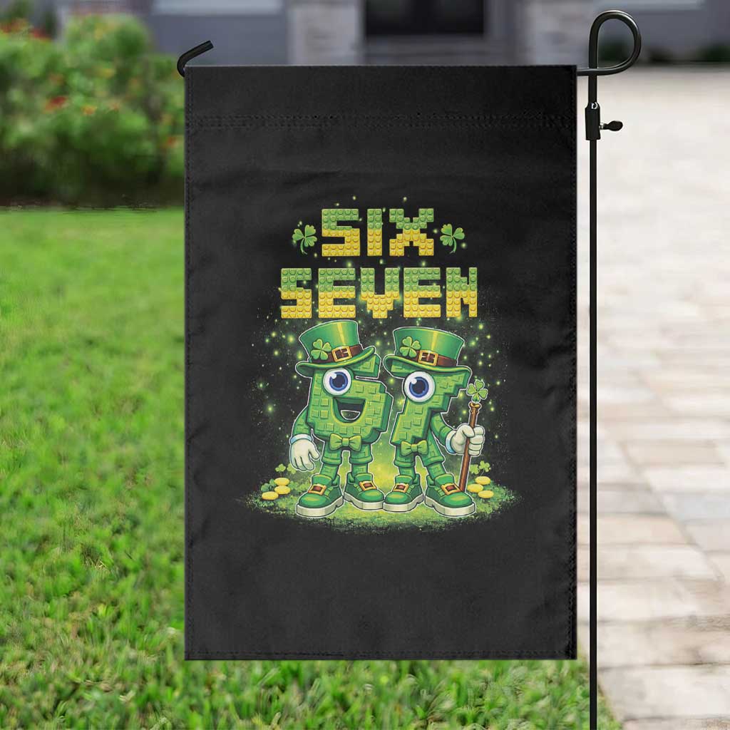 Funny Irish St Patricks Day 67 Garden Flag Six Seven Brainrot Italian Gaming 6 7 Meme Gen Alpha Slang TS10 Print Your Wear