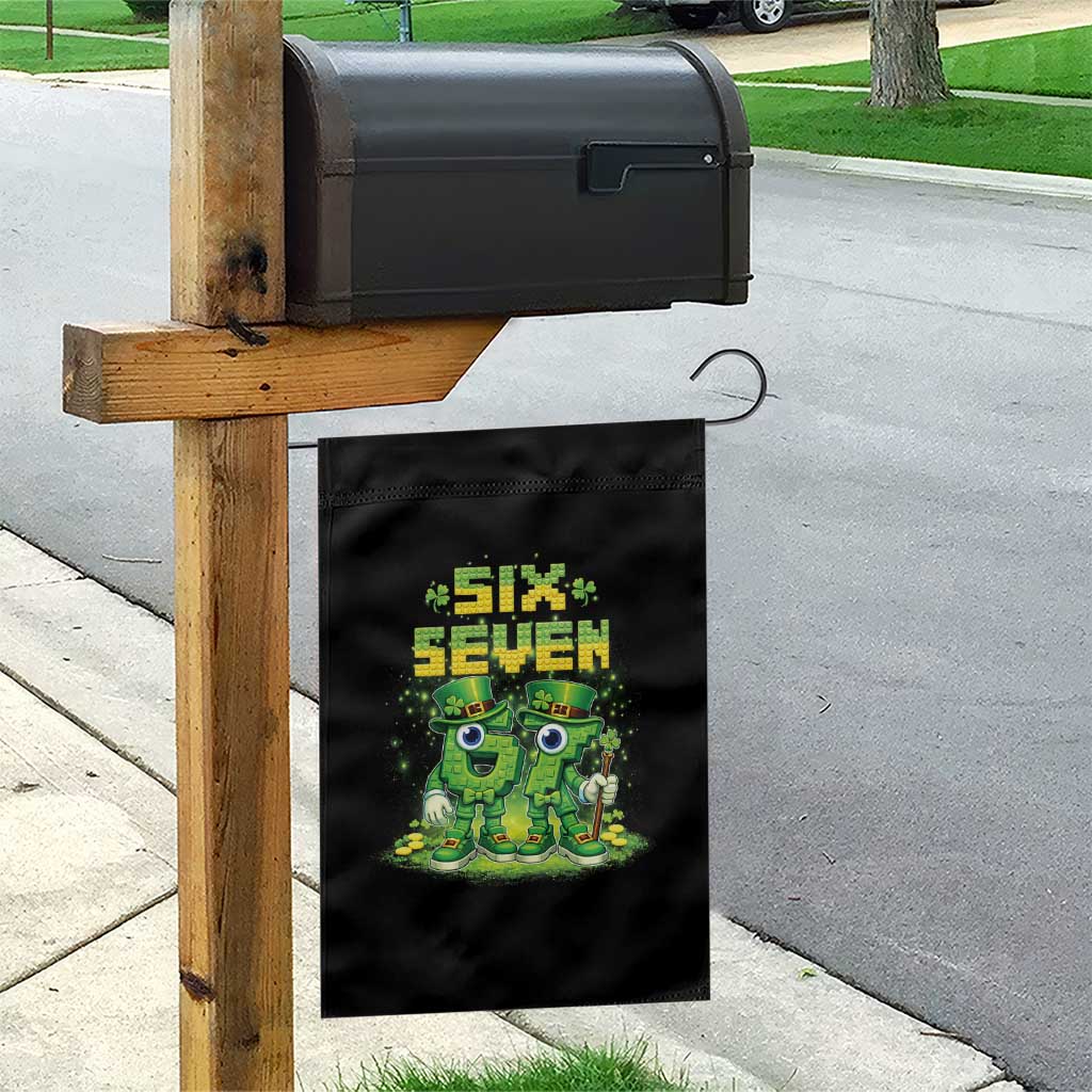 Funny Irish St Patricks Day 67 Garden Flag Six Seven Brainrot Italian Gaming 6 7 Meme Gen Alpha Slang TS10 Print Your Wear