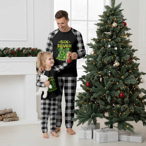 Funny Irish St Patricks Day 67 Plaid Pajama Set Six Seven Brainrot Italian Gaming 6 7 Meme Gen Alpha Slang TS10 White Plaid Print Your Wear