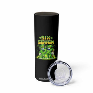 Funny Irish St Patricks Day 67 Skinny Tumbler Six Seven Brainrot Italian Gaming 6 7 Meme Gen Alpha Slang TS10 Print Your Wear