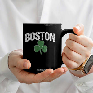 Boston Coffee Mug St Patricks Day Irish Green Shamrock Massachusetts TS10 Print Your Wear
