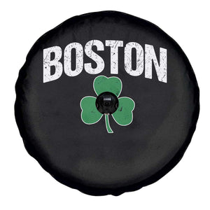 Boston Spare Tire Cover St Patricks Day Irish Green Shamrock Massachusetts TS10 Print Your Wear