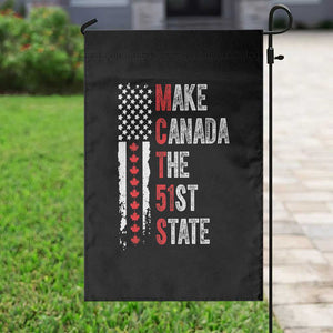 Funny Trump Make Canada 51st State Garden Flag TS10 Print Your Wear