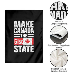 Funny Trump Make Canada 51st State Garden Flag Canadian Flag TS10 Print Your Wear