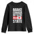 Funny Trump Make Canada 51st State Youth Sweatshirt Canadian Flag TS10 Black Print Your Wear