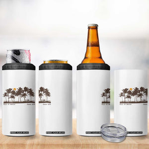 Gulf of Mexico 4 in 1 Can Cooler Tumbler Since 1672 Vintage 70s Retro Vintage TS10 Print Your Wear