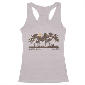 Gulf of Mexico Racerback Tank Top Since 1672 Vintage 70s Retro Vintage TS10 Ice Gray Print Your Wear