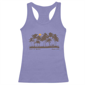 Gulf of Mexico Racerback Tank Top Since 1672 Vintage 70s Retro Vintage TS10 Violet Print Your Wear