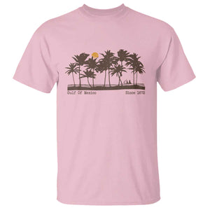 Gulf of Mexico T Shirt Since 1672 Vintage 70s Retro Vintage TS10 Light Pink Print Your Wear