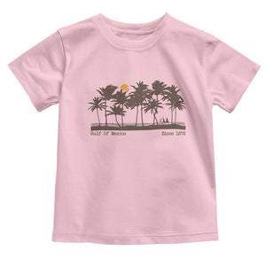 Gulf of Mexico Toddler T Shirt Since 1672 Vintage 70s Retro Vintage TS10 Light Pink Print Your Wear