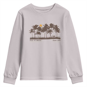 Gulf of Mexico Youth Sweatshirt Since 1672 Vintage 70s Retro Vintage TS10 Ice Gray Print Your Wear