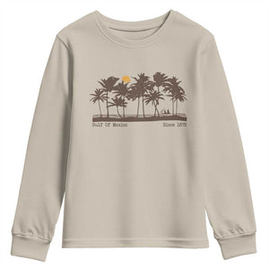 Gulf of Mexico Youth Sweatshirt Since 1672 Vintage 70s Retro Vintage TS10 Sand Print Your Wear