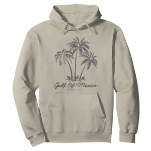 Gulf of Mexico Hoodie 1672 Retro Beach Vibe Palm Trees TS10 Sand Print Your Wear