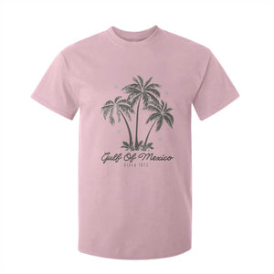 Gulf of Mexico T Shirt For Kid 1672 Retro Beach Vibe Palm Trees TS10 Light Pink Print Your Wear