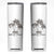 Gulf of Mexico Skinny Tumbler 1672 Retro Beach Vibe Palm Trees TS10 White Print Your Wear