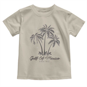Gulf of Mexico Toddler T Shirt 1672 Retro Beach Vibe Palm Trees TS10 Sand Print Your Wear