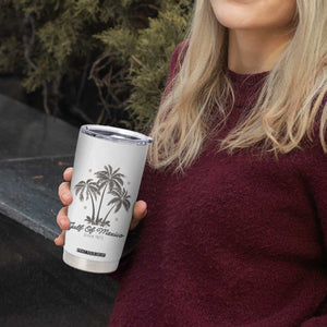 Gulf of Mexico Tumbler Cup 1672 Retro Beach Vibe Palm Trees TS10 Print Your Wear