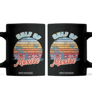 Gulf of Mexico Coffee Mug Retro Vintage Beach TS10 Black Print Your Wear