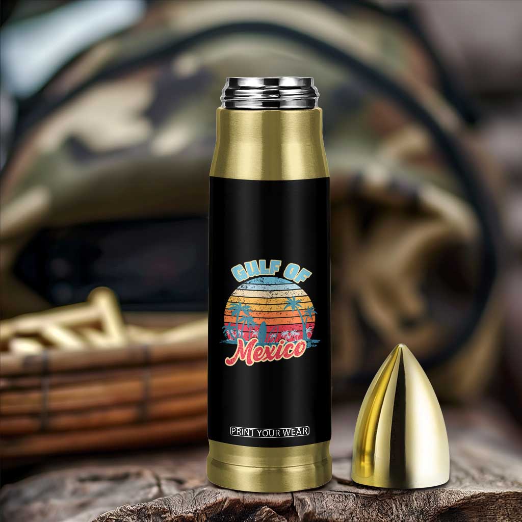 Gulf of Mexico Bullet Tumbler Retro Vintage Beach TS10 Print Your Wear