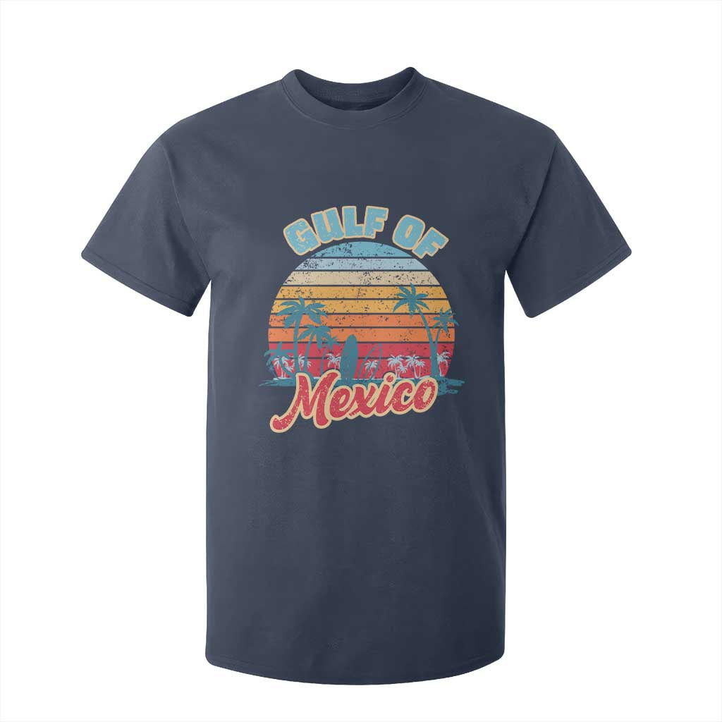 Gulf of Mexico T Shirt For Kid Retro Vintage Beach TS10 Navy Print Your Wear
