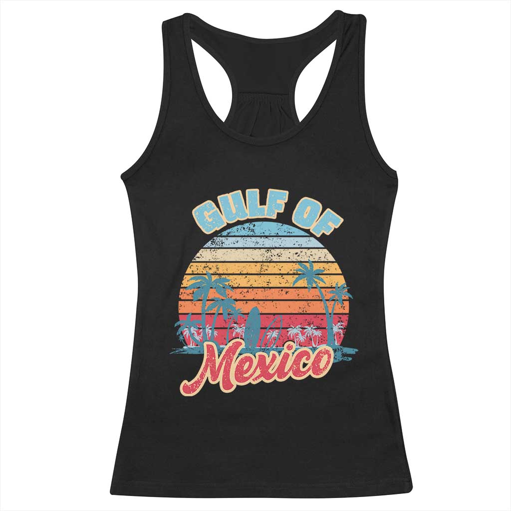 Gulf of Mexico Racerback Tank Top Retro Vintage Beach TS10 Black Print Your Wear