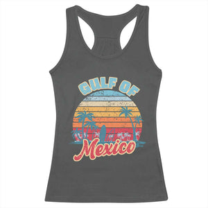 Gulf of Mexico Racerback Tank Top Retro Vintage Beach TS10 Dark Heather Print Your Wear