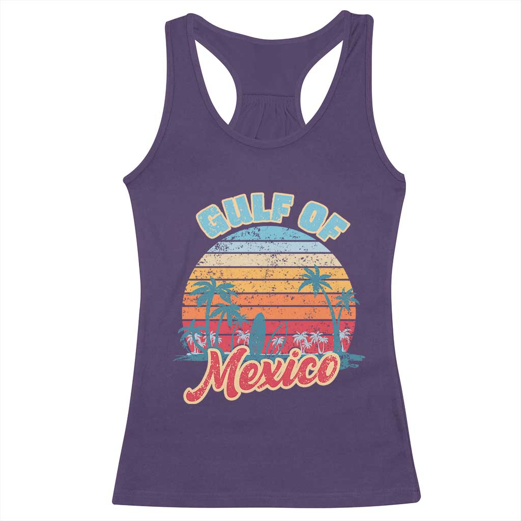 Gulf of Mexico Racerback Tank Top Retro Vintage Beach TS10 Purple Print Your Wear