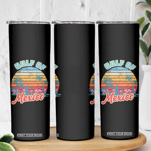 Gulf of Mexico Skinny Tumbler Retro Vintage Beach TS10 Print Your Wear