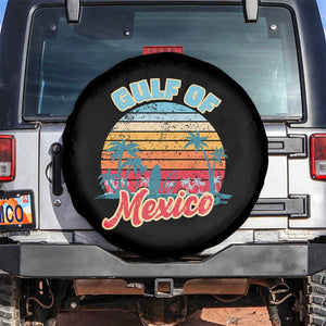 Gulf of Mexico Spare Tire Cover Retro Vintage Beach TS10 No hole Black Print Your Wear
