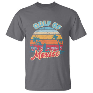 Gulf of Mexico T Shirt Retro Vintage Beach TS10 Charcoal Print Your Wear