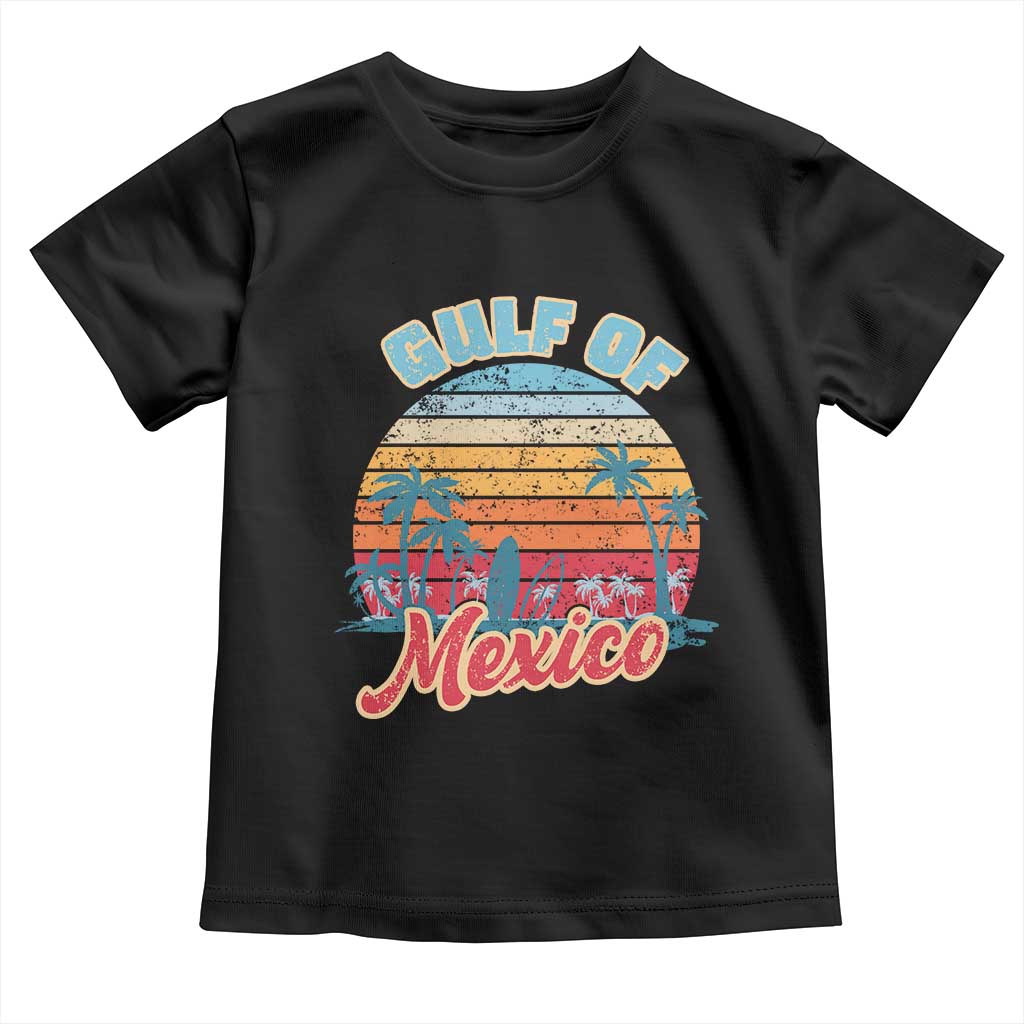 Gulf of Mexico Toddler T Shirt Retro Vintage Beach TS10 Black Print Your Wear