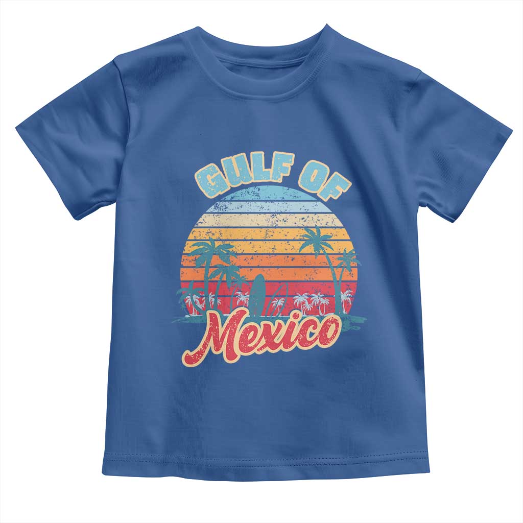 Gulf of Mexico Toddler T Shirt Retro Vintage Beach TS10 Royal Blue Print Your Wear