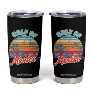 Gulf of Mexico Tumbler Cup Retro Vintage Beach TS10 Black Print Your Wear