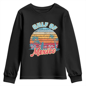 Gulf of Mexico Youth Sweatshirt Retro Vintage Beach TS10 Black Print Your Wear