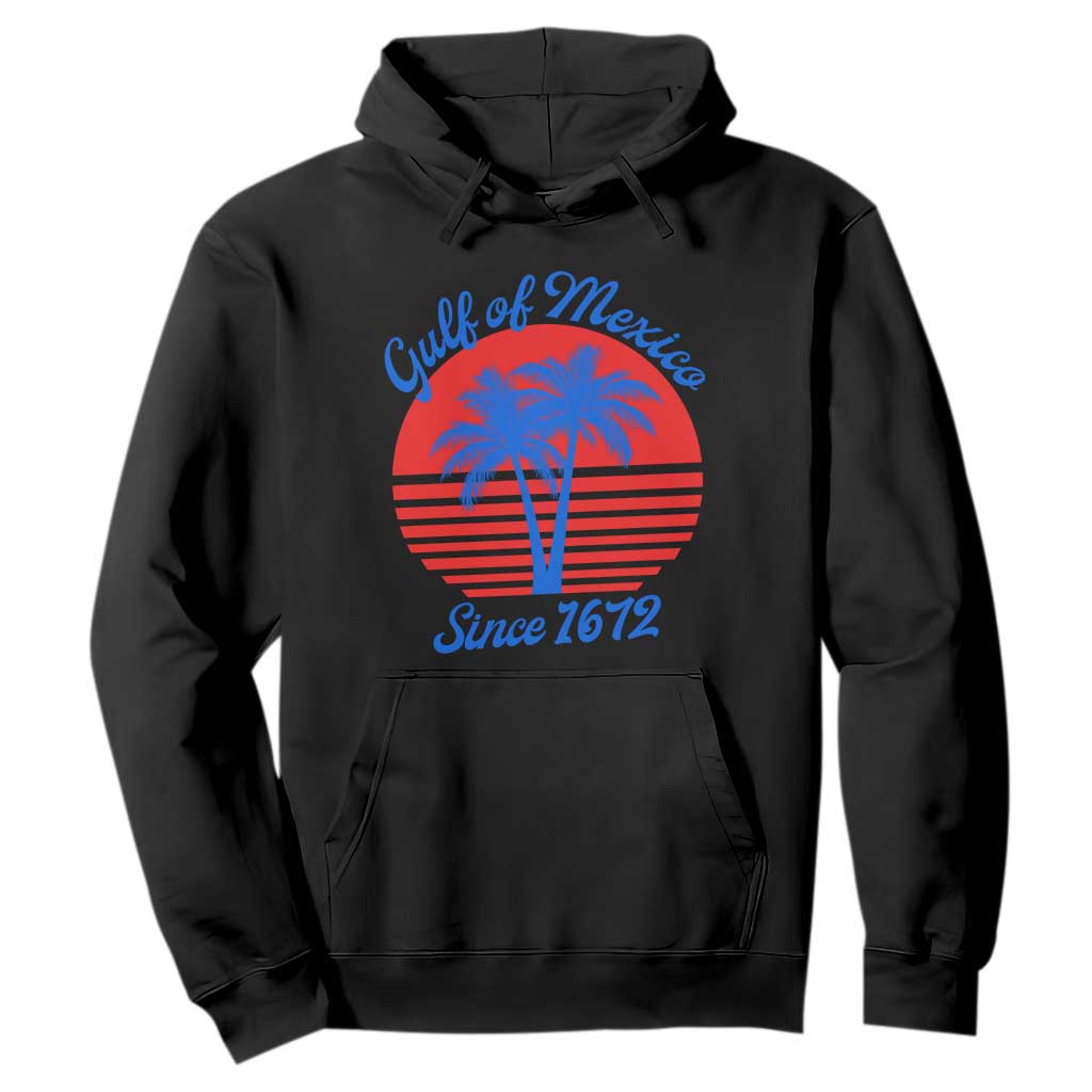 Gulf of Mexico Hoodie Since 1672 Retro Vintage 70s TS10 Black Print Your Wear