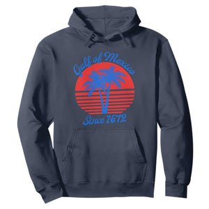 Gulf of Mexico Hoodie Since 1672 Retro Vintage 70s TS10 Navy Print Your Wear