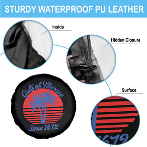Gulf of Mexico Spare Tire Cover Since 1672 Retro Vintage 70s TS10 Print Your Wear