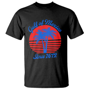 Gulf of Mexico T Shirt Since 1672 Retro Vintage 70s TS10 Black Print Your Wear