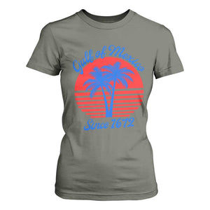 Gulf of Mexico T Shirt For Women Since 1672 Retro Vintage 70s TS10 Military Green Print Your Wear