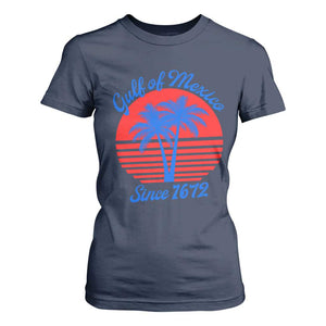 Gulf of Mexico T Shirt For Women Since 1672 Retro Vintage 70s TS10 Navy Print Your Wear