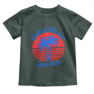 Gulf of Mexico Toddler T Shirt Since 1672 Retro Vintage 70s TS10 Dark Forest Green Print Your Wear