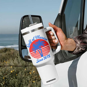Gulf of Mexico Tumbler With Handle Since 1672 Retro Vintage 70s TS10 Print Your Wear