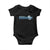Gulf of Mexico Baby Onesie Vintage 80s Palm Trees Sunset TS10 Black Print Your Wear
