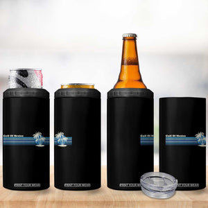 Gulf of Mexico 4 in 1 Can Cooler Tumbler Vintage 80s Palm Trees Sunset TS10 Print Your Wear